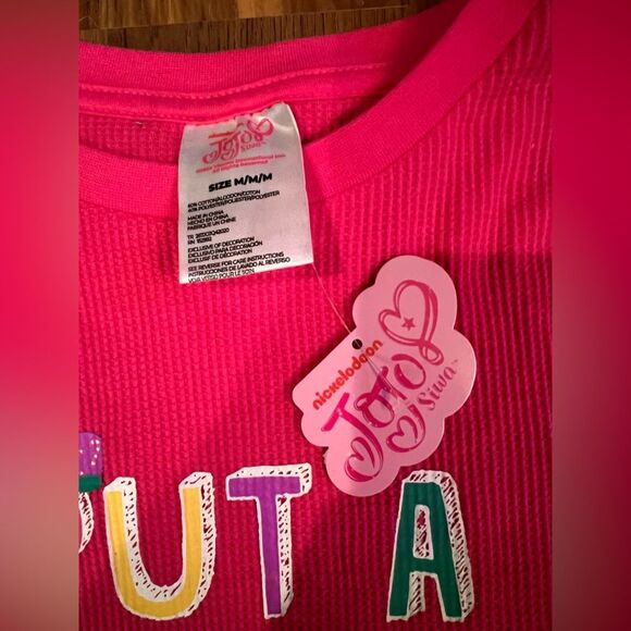 Jo Jo Siwa PUT a bow on it long sleeve knit shirt - Picture 2 of 2